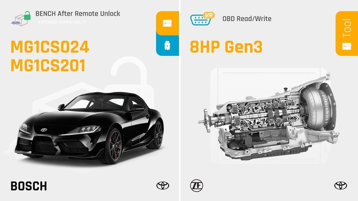 Bosch MG1CS024/MG1CS201 + ZF 8HP Gen3