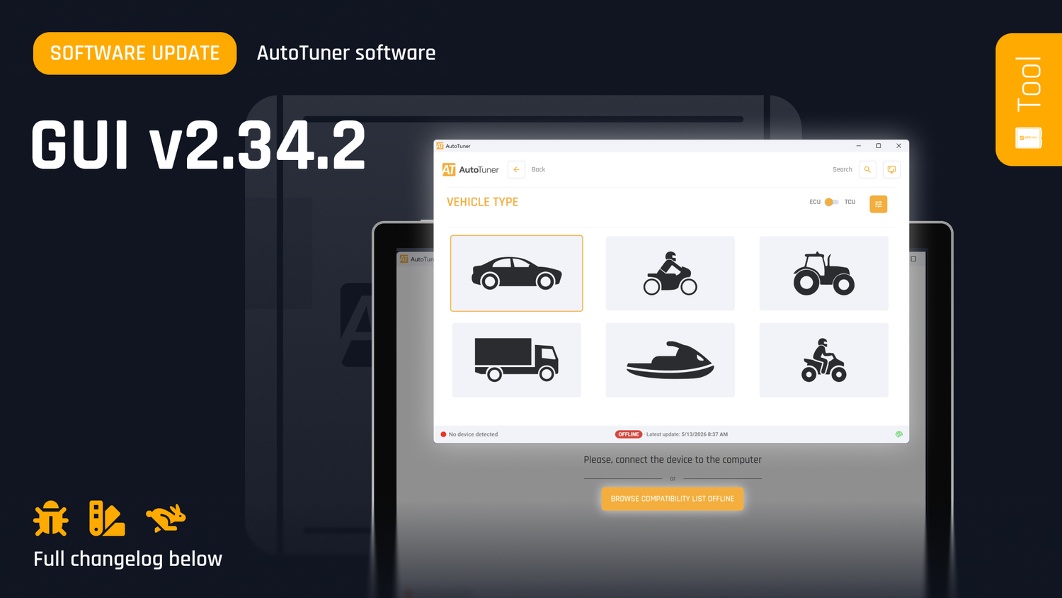 AutoTuner GUI v2.34.2: The highly anticipated "Offline" mode is here!