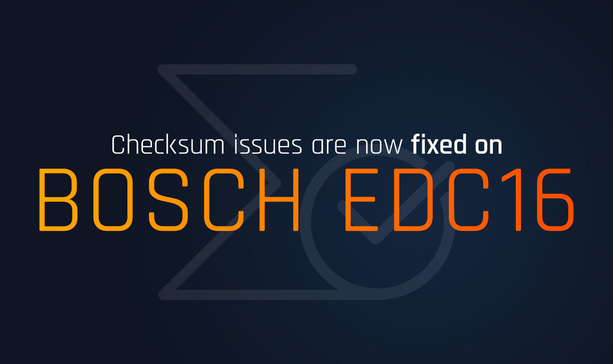 Bosch EDC16 ECUs