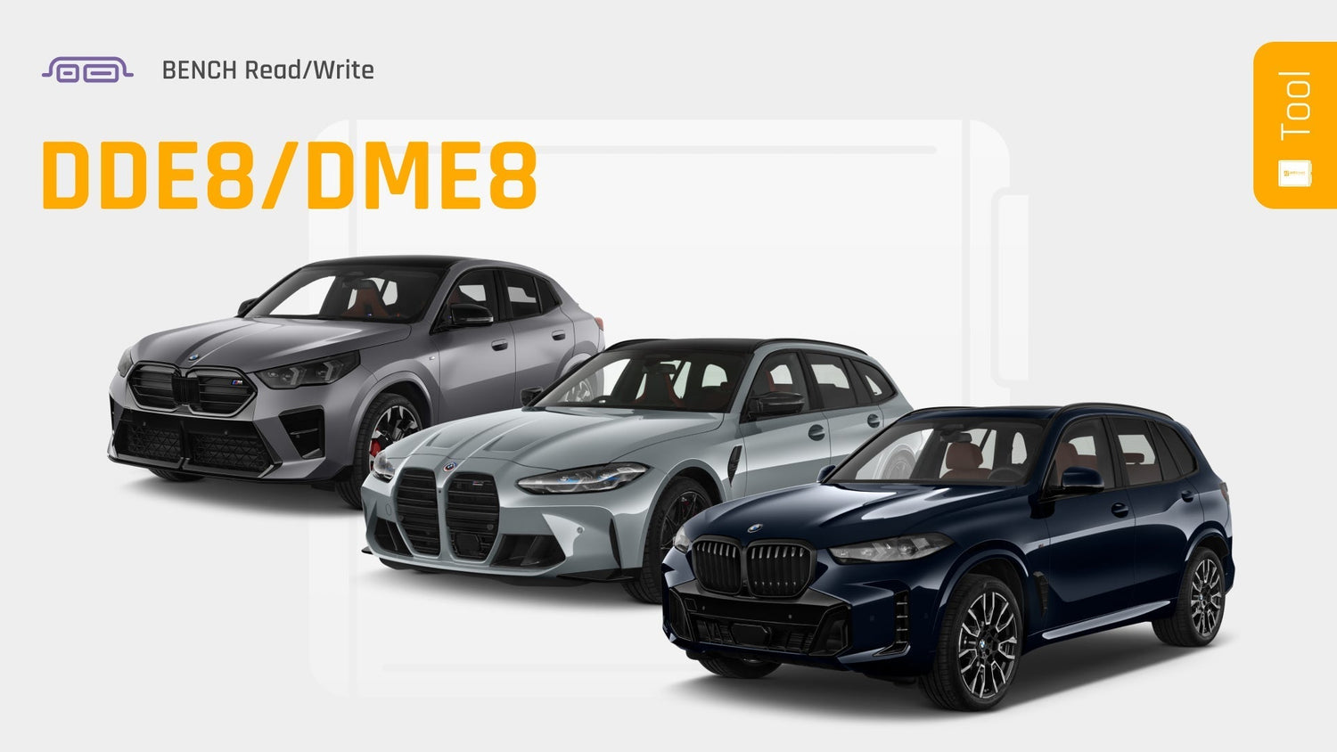 BMW DDE8/DME8: Bench read/write solution now available. No Mail-in Unlock.