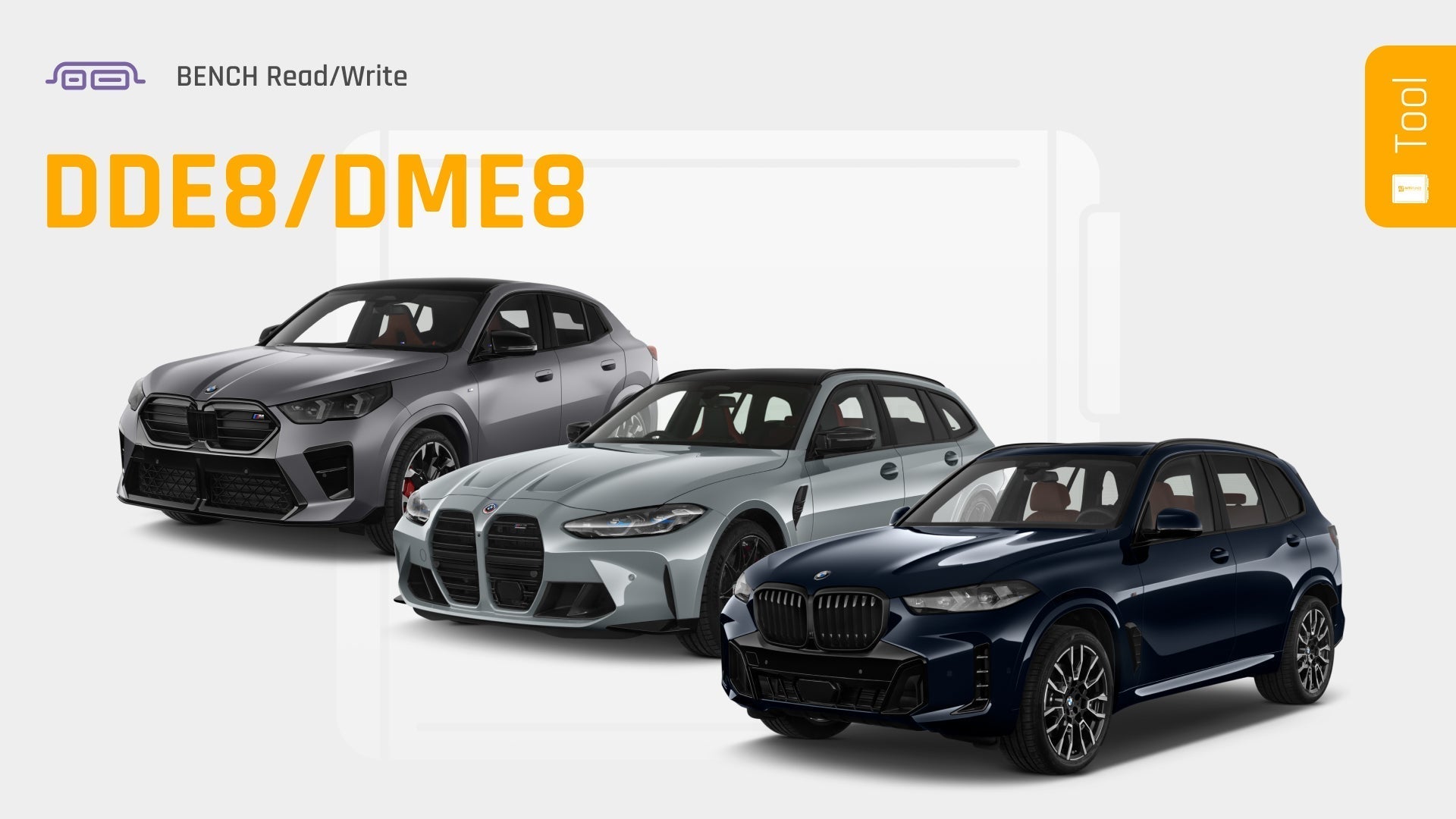 BMW DDE8/DME8: Bench read/write solution now available. No Mail-in Unlock.