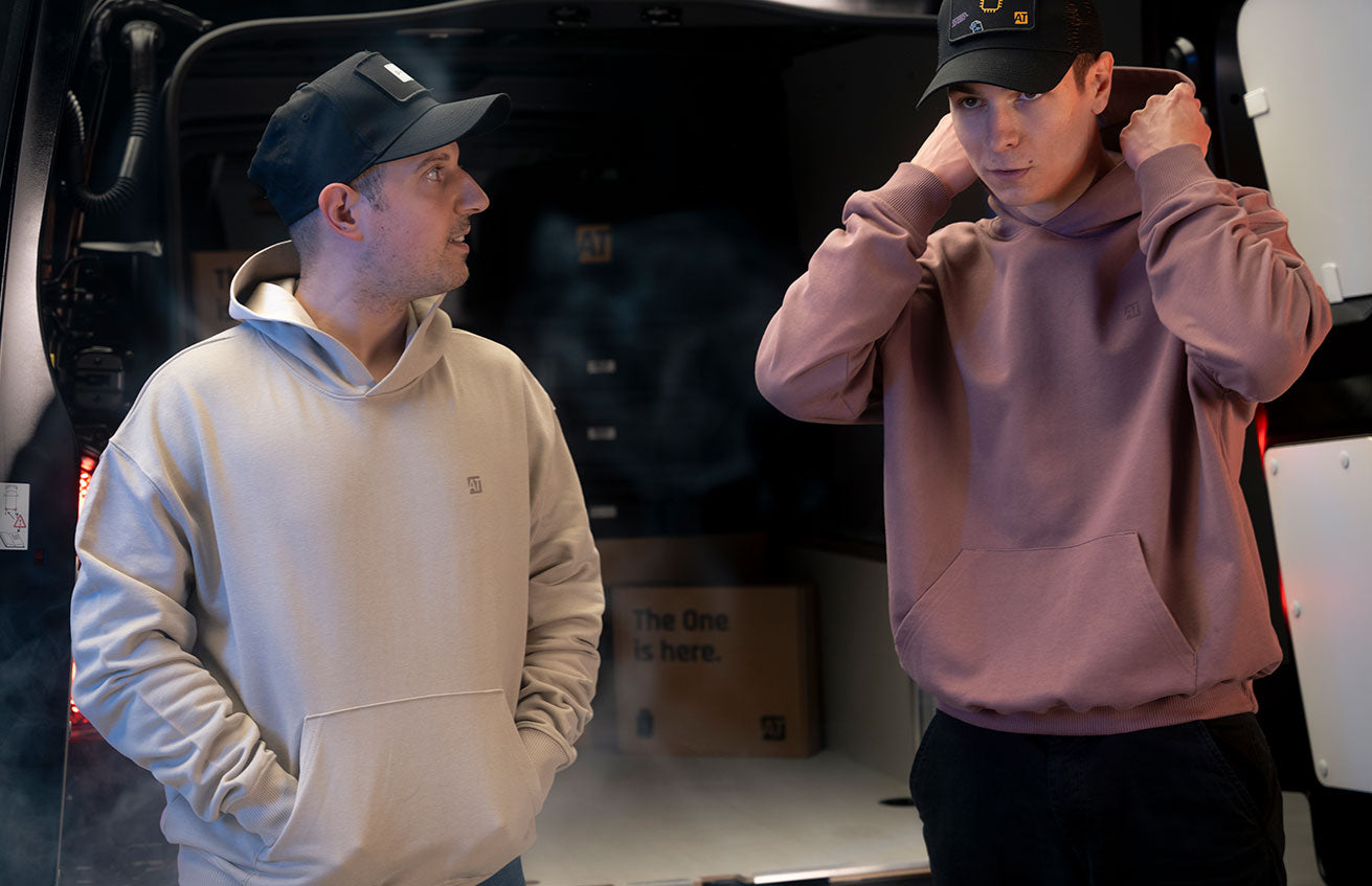 Pull à capuche sans cordons (oversized)