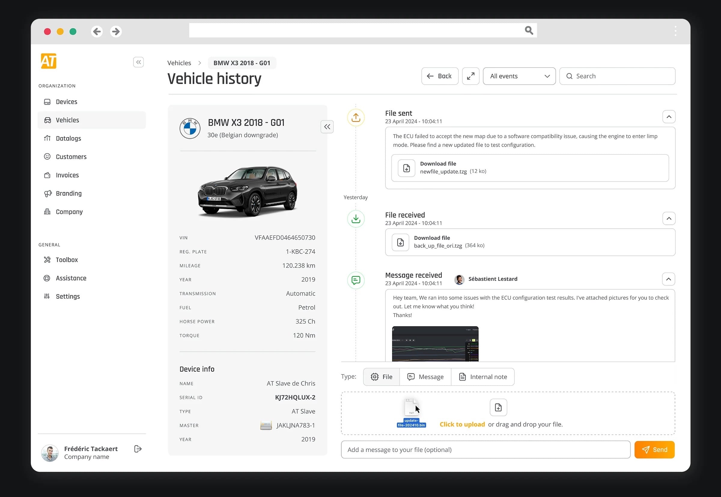 AT Cloud mockup vehicle sheet