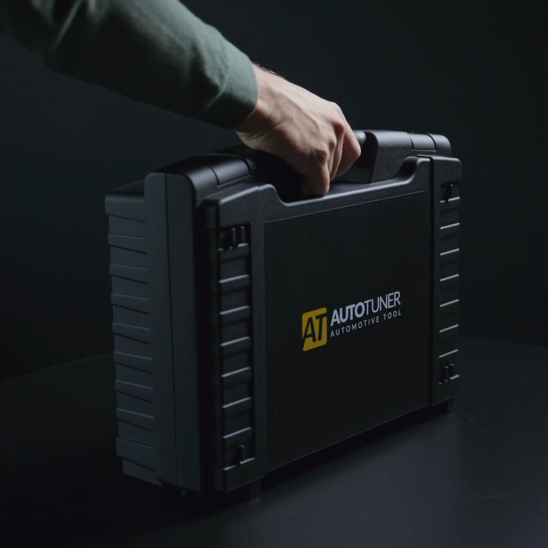 AutoTuner Case in a garage